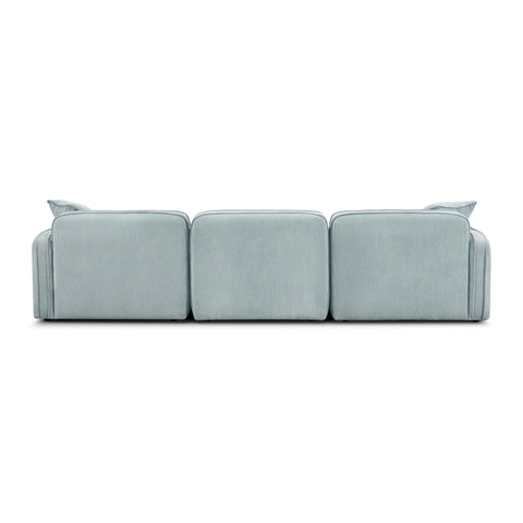 Sabine Verona 4-Piece Performance Corduroy Velvet Modular Sectional - image 6