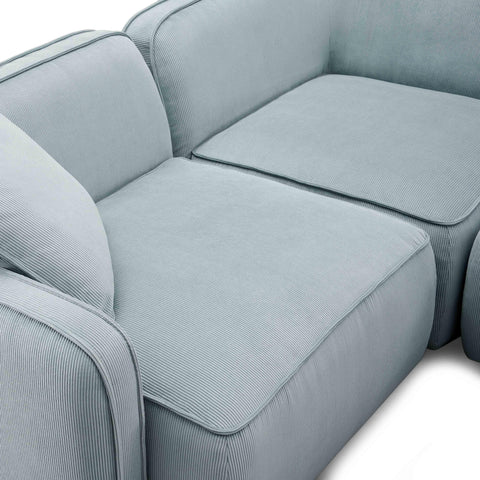 Sabine Verona 4-Piece Performance Corduroy Velvet Modular Sectional - image 7