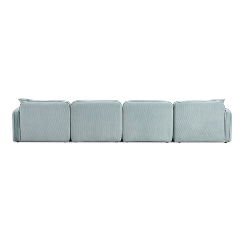 Sabine Verona 6-Piece Performance Corduroy Velvet  Modular U-Sectional - image 4