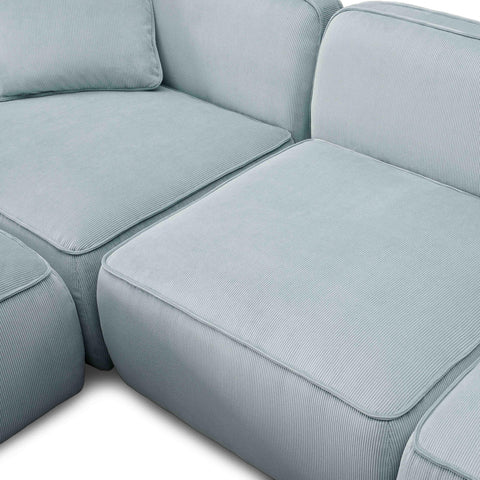 Sabine Verona 6-Piece Performance Corduroy Velvet  Modular U-Sectional - image 5