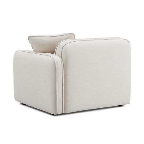Sabine Verona Sand Upcycled Performance Linen RAF Corner Chair - image 3