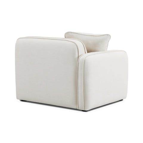 Sabine Verona Sand Upcycled Performance Linen LAF Corner Chair - image 3
