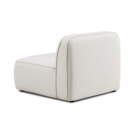 Sabine Verona Sand Upcycled Performance Linen Armless Chair - image 3