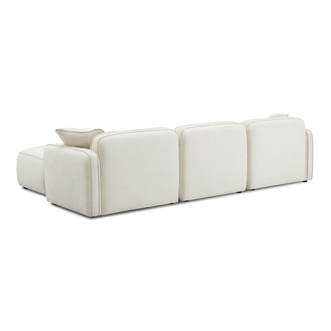 Sabine Verona 4-Piece Sand Upcycled Performance Linen Modular Sectional - image 7
