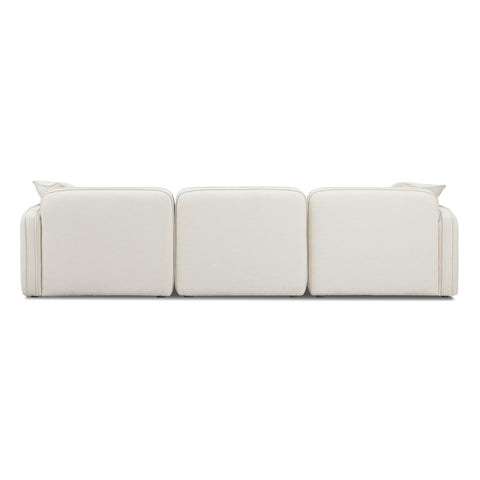 Sabine Verona 4-Piece Sand Upcycled Performance Linen Modular Sectional - image 8