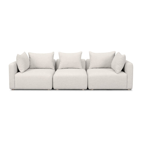 Camille Loire 112.5" Textured Fabric Sofa - image 2