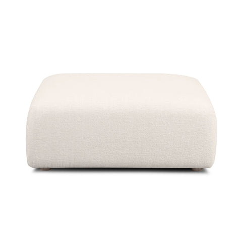 Camille Loire Contract-Grade Textured Fabric Ottoman - image 3