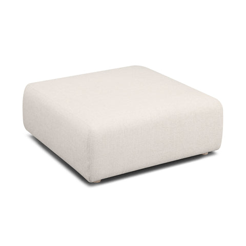 Camille Loire Contract-Grade Textured Fabric Ottoman - image 4