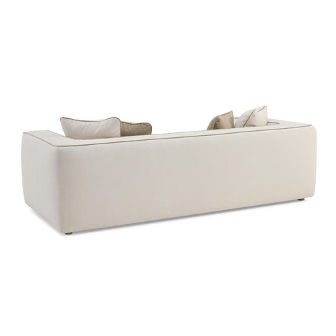 Alessia Versailles 96" Cream Contract-Grade Linen Sofa - image 3