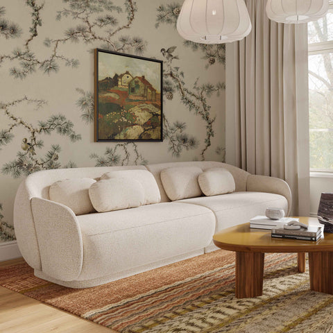 Margaux Orleans 115" Cream Performance Boucle Modular Sofa - image 2