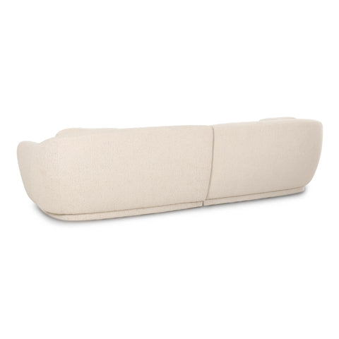 Margaux Orleans 115" Cream Performance Boucle Modular Sofa - image 4