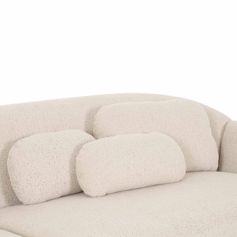 Margaux Orleans 115" Cream Performance Boucle Modular Sofa - image 5