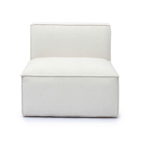 Ines Orleans Performance Chenille Basketweave Modular Armless Chair - image 3