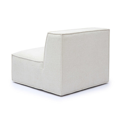 Ines Orleans Performance Chenille Basketweave Modular Armless Chair - image 4