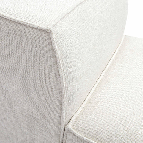 Ines Orleans Performance Chenille Basketweave Modular Armless Chair - image 5