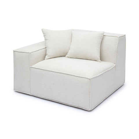 Ines Orleans Performance Chenille Basketweave Modular Corner Chair - image 3