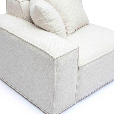 Ines Orleans Performance Chenille Basketweave Modular Corner Chair - image 5