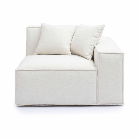 Ines Orleans Performance Chenille Basketweave Modular Corner Chair - image 1