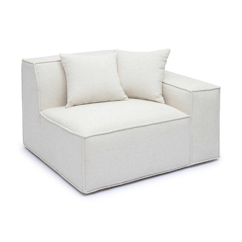 Ines Orleans Performance Chenille Basketweave Modular Corner Chair - image 3