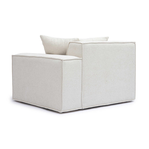 Ines Orleans Performance Chenille Basketweave Modular Corner Chair - image 4