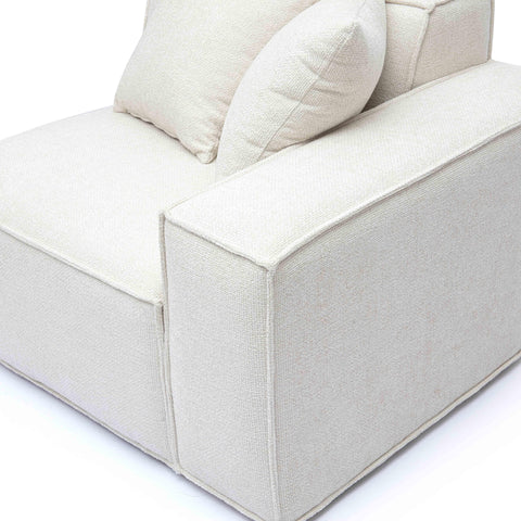 Ines Orleans Performance Chenille Basketweave Modular Corner Chair - image 5