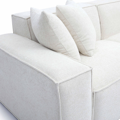 Ines Orleans 115" Performance Chenille Basketweave Modular Sofa - image 5