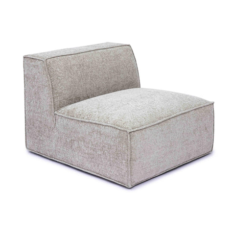 Ines Orleans Performance Chenille Basketweave Modular Armless Chair - image 1