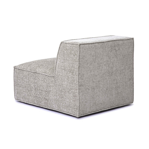 Ines Orleans Performance Chenille Basketweave Modular Armless Chair - image 4