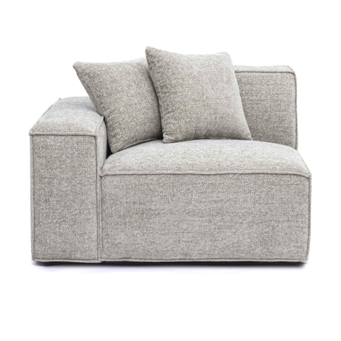 Ines Orleans Performance Chenille Basketweave Modular Corner Chair - image 1