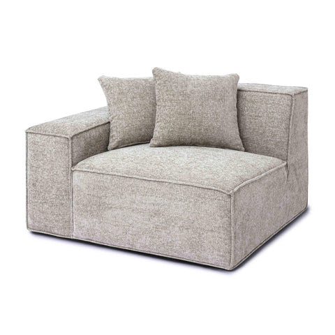 Ines Orleans Performance Chenille Basketweave Modular Corner Chair - image 3