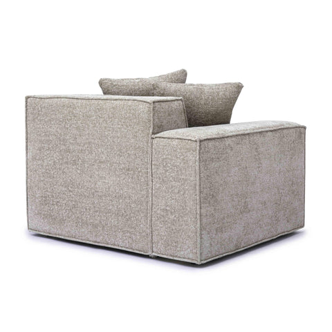 Ines Orleans Performance Chenille Basketweave Modular Corner Chair - image 4