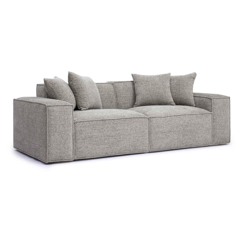 Ines Orleans 84" Performance Chenille Basketweave Modular Loveseat - image 3