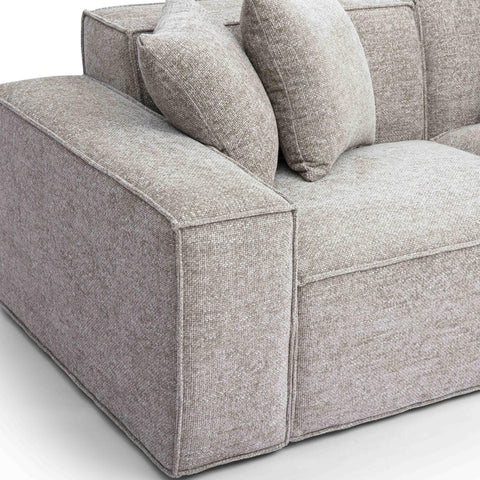 Ines Orleans 84" Performance Chenille Basketweave Modular Loveseat - image 5