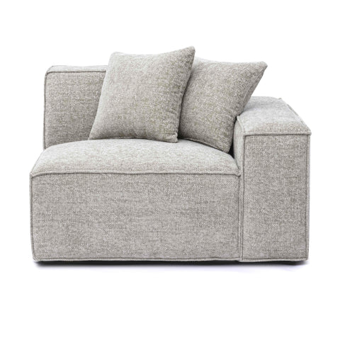 Ines Orleans Performance Chenille Basketweave Modular Corner Chair - image 1