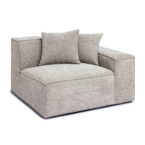 Ines Orleans Performance Chenille Basketweave Modular Corner Chair - image 3