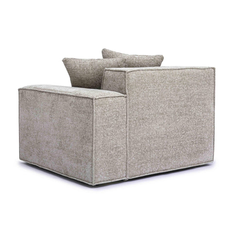 Ines Orleans Performance Chenille Basketweave Modular Corner Chair - image 4