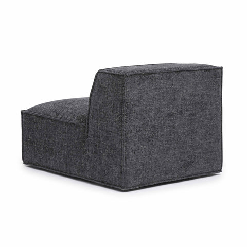 Ines Orleans Performance Chenille Basketweave Modular Armless Chair - image 4