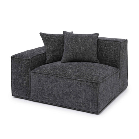 Ines Orleans Performance Chenille Basketweave Modular Corner Chair - image 3