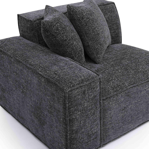Ines Orleans Performance Chenille Basketweave Modular Corner Chair - image 5