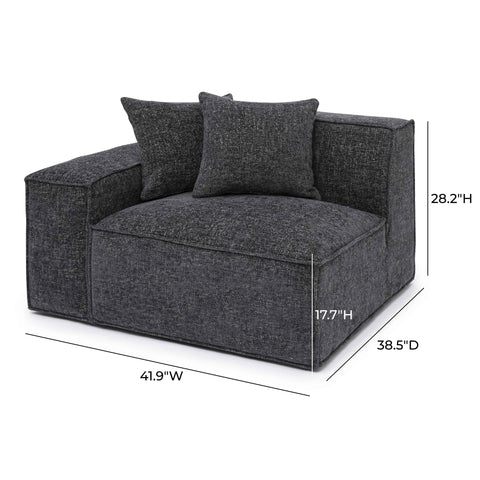 Ines Orleans Performance Chenille Basketweave Modular Corner Chair - image 6