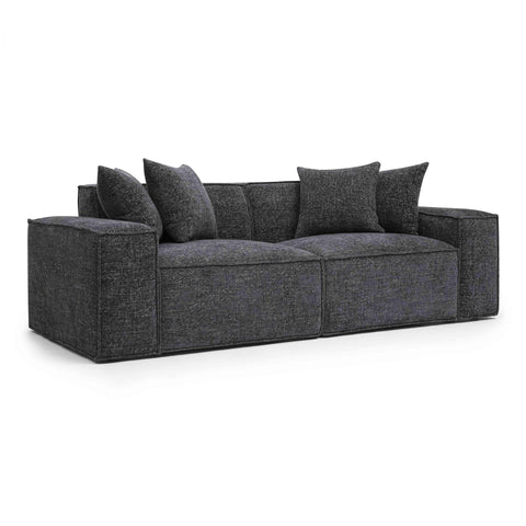 Ines Orleans 84" Performance Chenille Basketweave Modular Loveseat - image 3