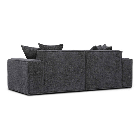 Ines Orleans 84" Performance Chenille Basketweave Modular Loveseat - image 4