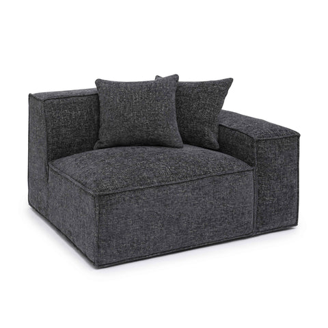 Ines Orleans Performance Chenille Basketweave Modular Corner Chair - image 3