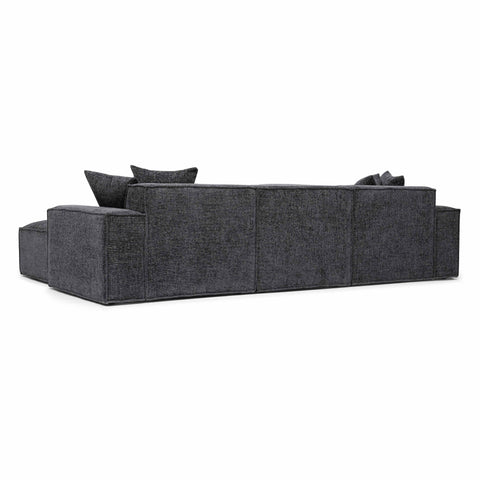 Ines Orleans 4-Piece Performance Chenille Basketweave Modular Sectional - image 4