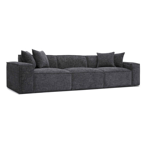Ines Orleans 115" Performance Chenille Basketweave Modular Sofa - image 3