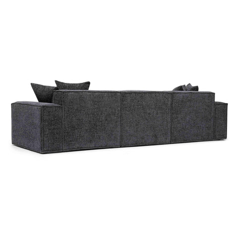 Ines Orleans 115" Performance Chenille Basketweave Modular Sofa - image 4