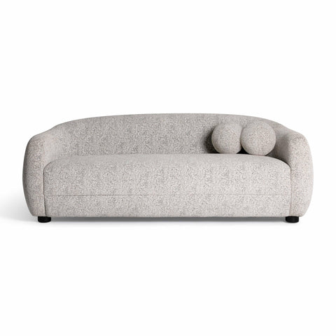 Elodie Marais 80" Black and White Woven Performance Fabric Sofa - image 3
