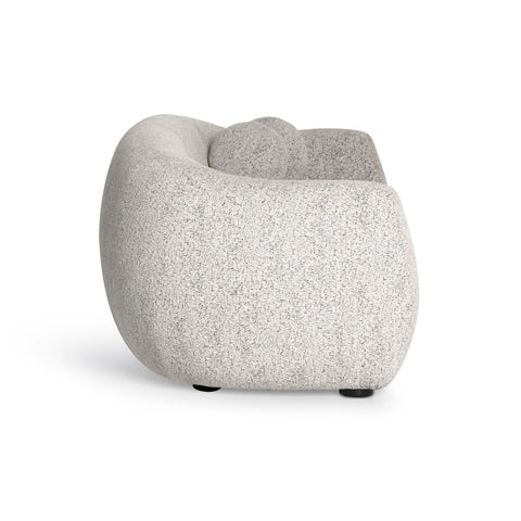 Elodie Marais 80" Black and White Woven Performance Fabric Sofa - image 4