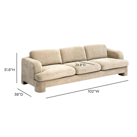 Aurelia Loire Textured Fabric Sofa - image 6