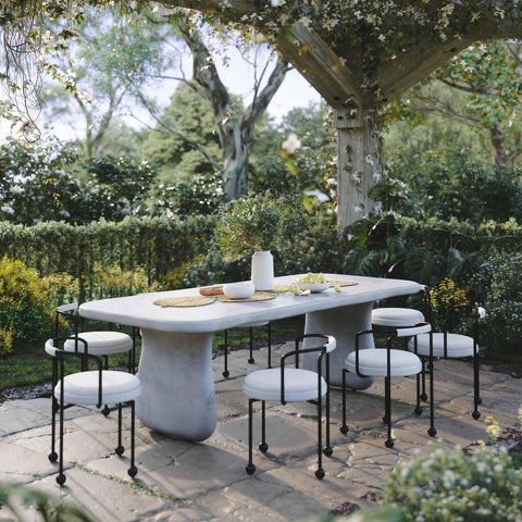 Florence Ravenna Cream Outdoor Dining Chair - image 2